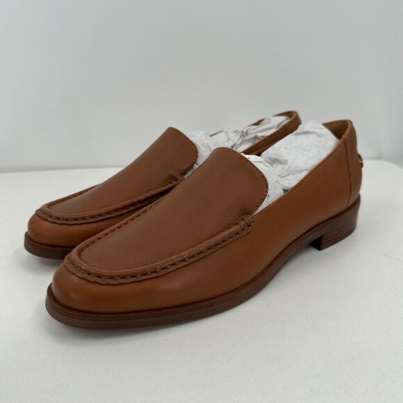 Everlane Shoes - Everlane The Modern Loafer in Camel-Tan Leather sz 10 Stacked Heel Cushioned